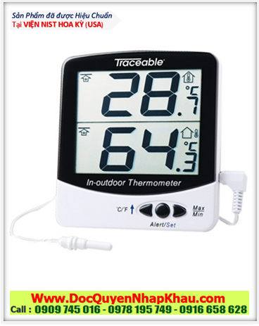 Traceable 4126, Nhiệt kế -50°C đến 70°C Traceable® 4126 Big-Digit Memory Thermometer